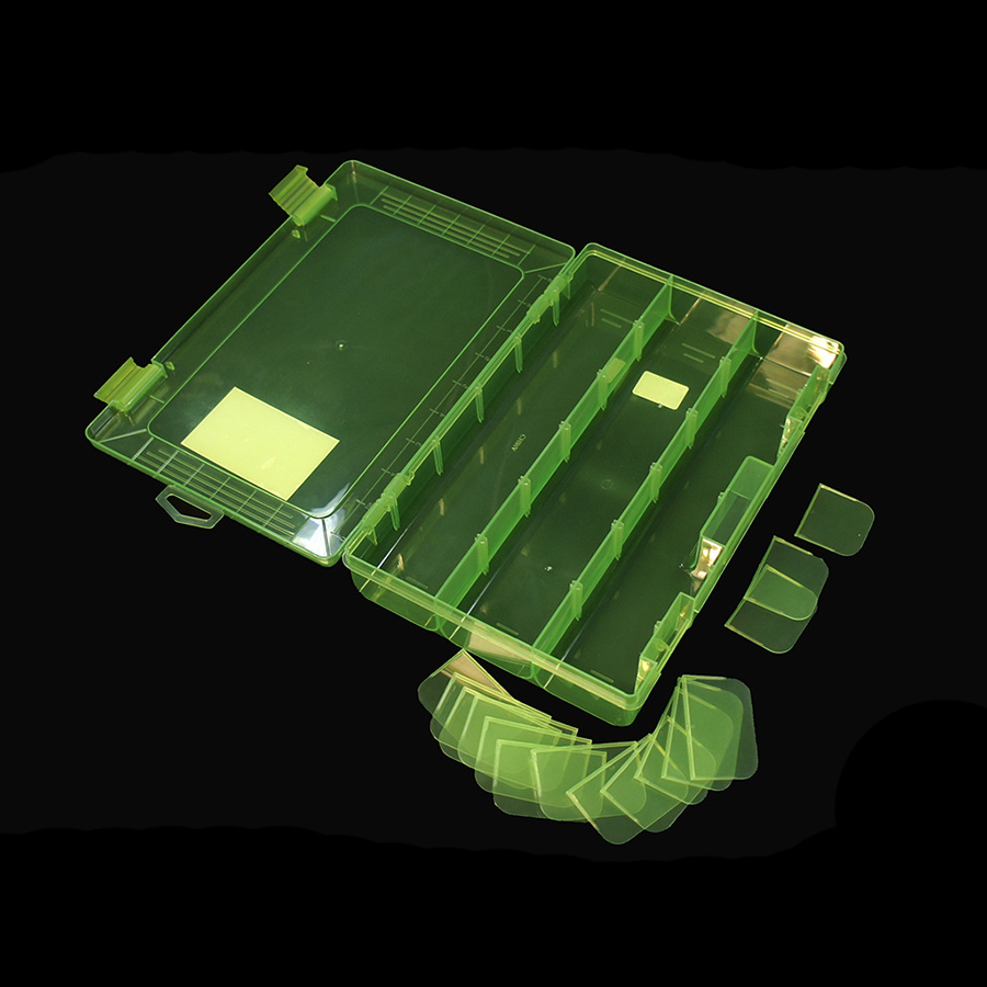 Органайзер рыболовный коробка HitFish BOX 18 отделений (цв. зелёный, 275 x 180 x 42 мм), HFBOX-3022  #1