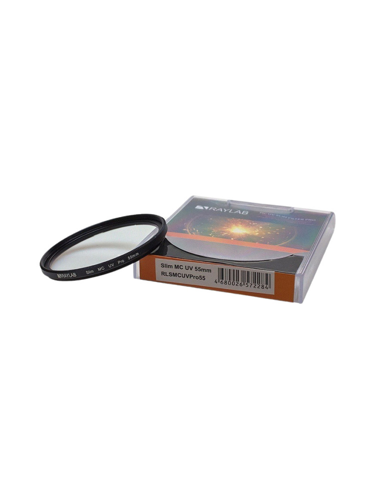 Фильтр защитный ультрафиолетовый RayLab UV MC Slim Pro 55mm , защита объектива, защита камеры  #1