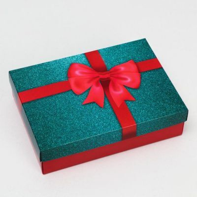 Набор подарочных коробок прямоугольной формы с бантом, 5 штук  #1