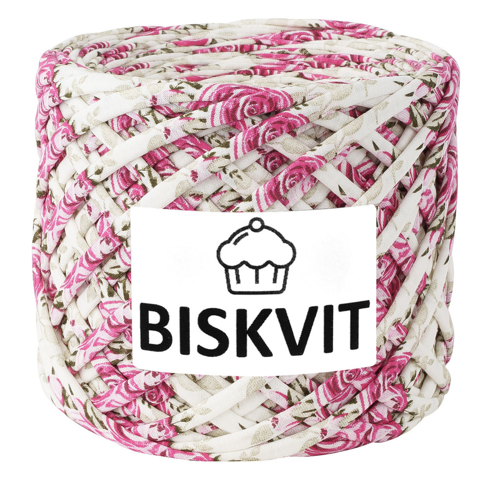 Пряжа Biskvit, 330г, 100м, 100%хлопок, (8 марта) (1 шт.) #1