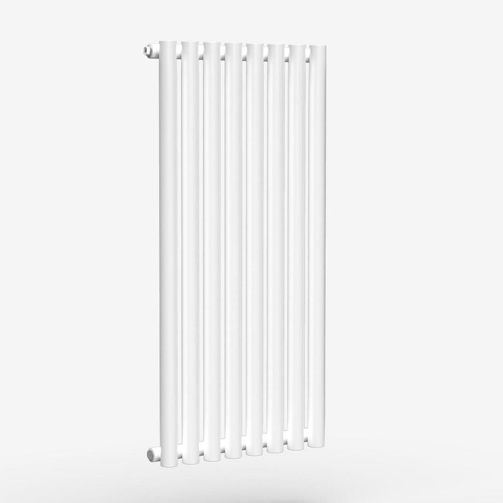 Трубчатый радиатор КЗТО Гармония 1-1250, 3 секции, боковое, цвет белый  #1