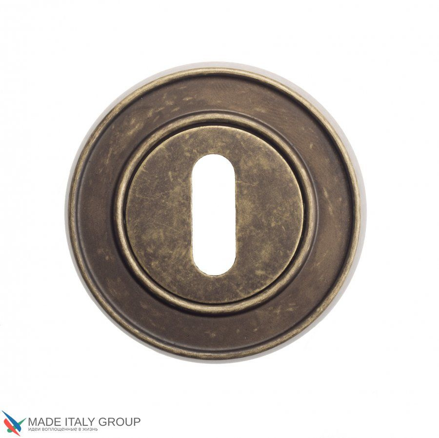 Накладка дверная под ключ буратино Venezia KEY-1 D6 античная бронза (2шт.)  #1