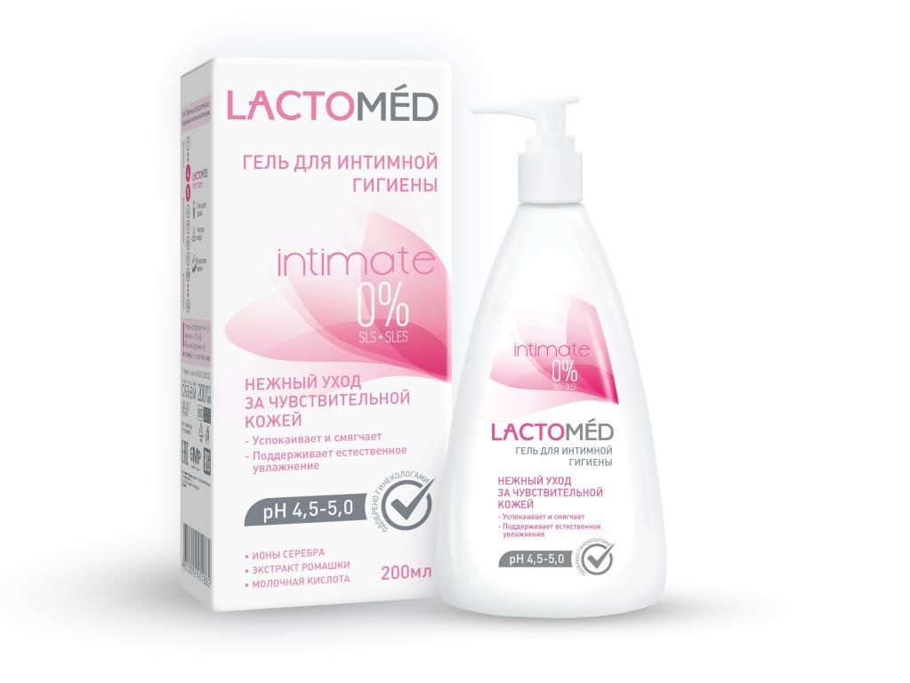 Лактомед (Lactomed) Гель для интимной гигиены Нежный уход за чувствительной кожей, 200мл  #1