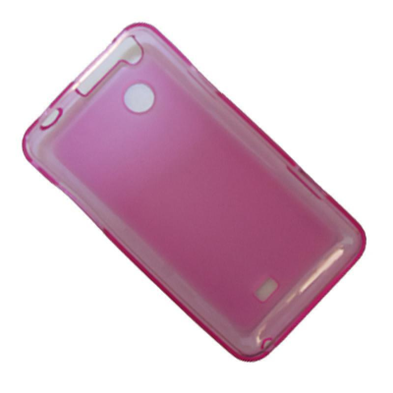 Чехол для Samsung C3330/C3332 силиконовый матовый <розовый> #1