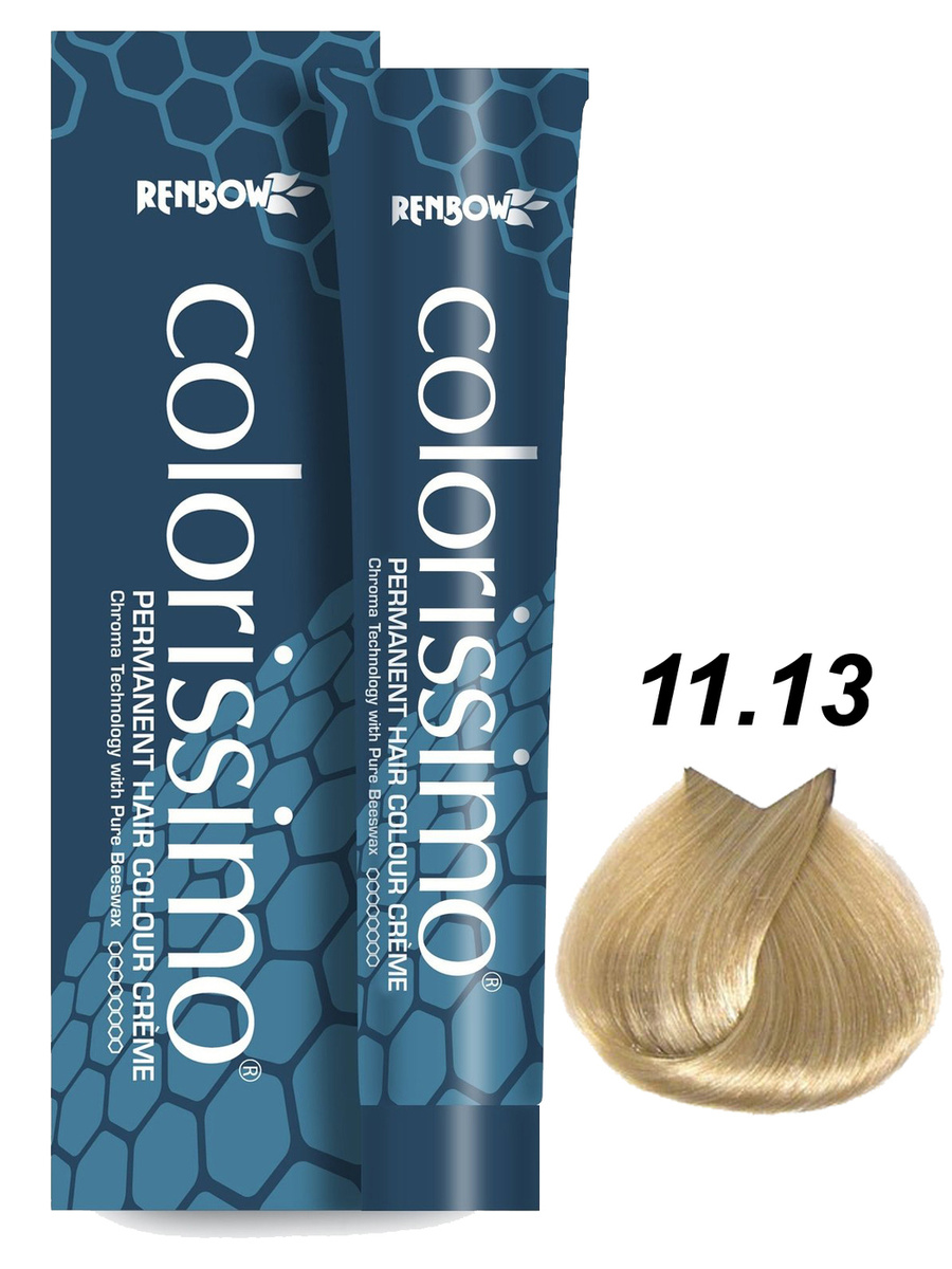 COLORISSIMO Крем-краска для окрашивания волос 11.13 высокоинтенсивный ...