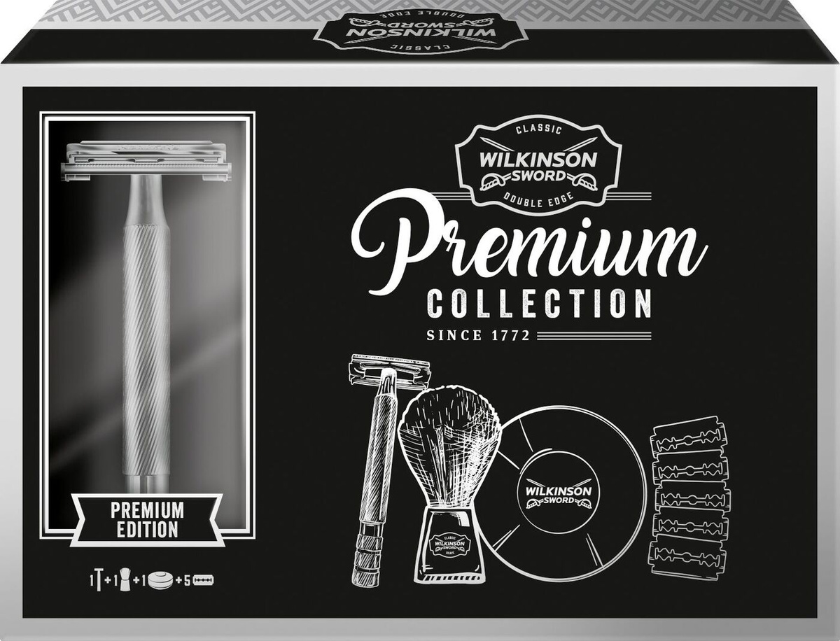 Классический набор для бритья Wilkinson Sword Premium Classic премиум ...