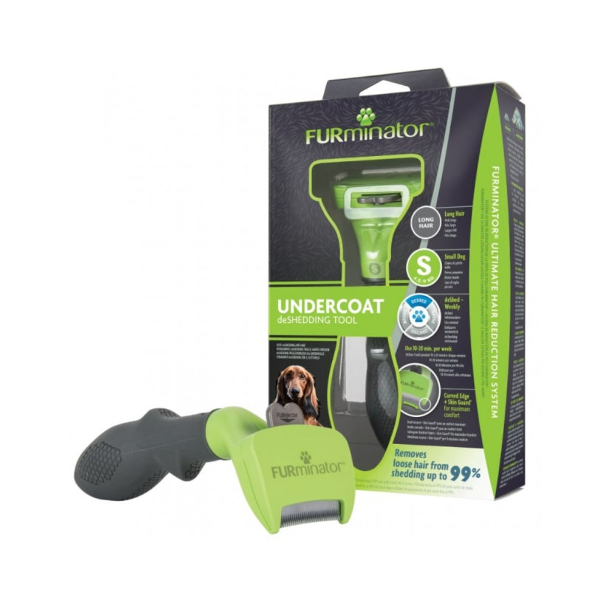Фурминатор для собак мелких пород с длинной шерстью Furminator FURflex ...