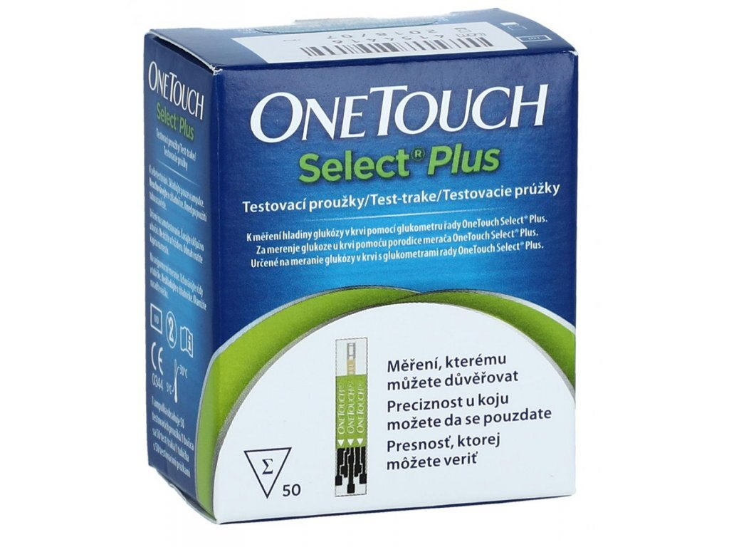 Тест-полоски One Touch select plus N 50 — купить в интернет-магазине ...