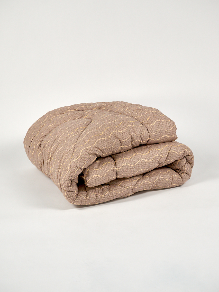 Одеяло Сюбитекс 2-x спальный 172x205 см, Зимнее, с наполнителем Овечья шерсть  #1