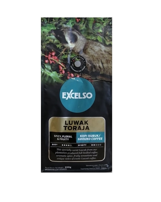 Кофе молотый Kopi Luwak TORAJA 200g (Копи Лювак Торая) 200г — купить в ...