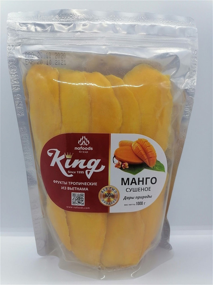 Манго сушеное King — купить в интернет-магазине OZON с быстрой доставкой
