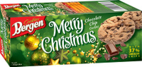 Печенье Bergen Original Cookies, с кусочками шоколада, 40%, 135 г. Спонсорские товары