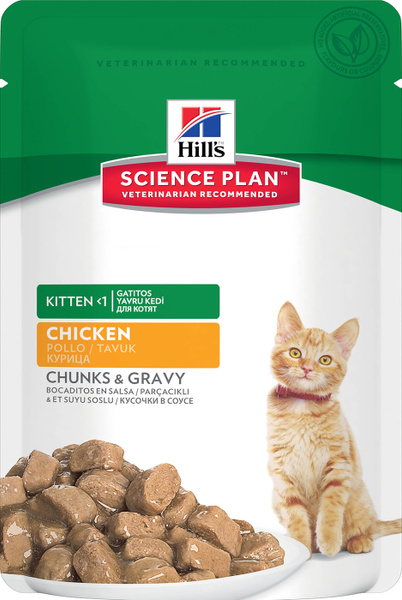 Влажный корм Hill's Science Plan для котят для здорового роста и ...