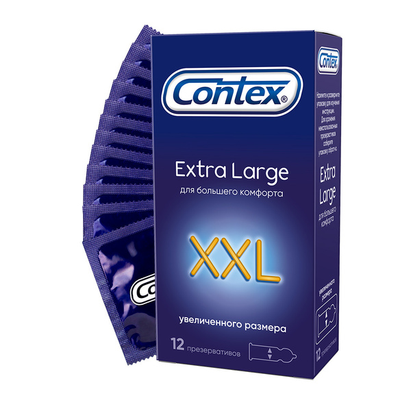 Презерватив CONTEX №12 Extra large XXL (увеличенного размера) купить на ...