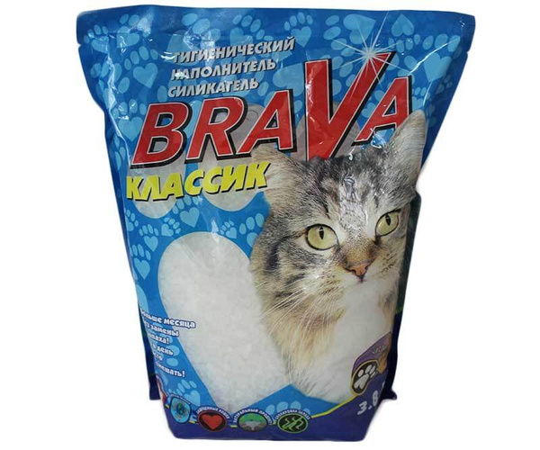 Наполнитель для кошачьего туалета Brava Классик 3,8 л. - купить с ...
