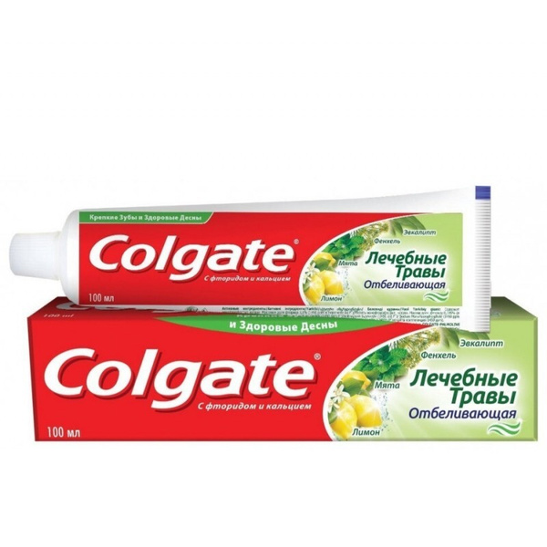 Характеристики Зубная паста Colgate Лечебные травы 100 мл подробное ...