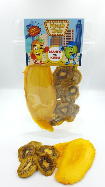 Микс сушеных фруктов Mango Town Манго-Киви, 50 гр. - купить с доставкой ...