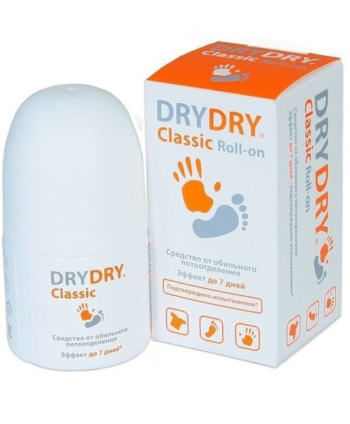 Dry dry classic roll on