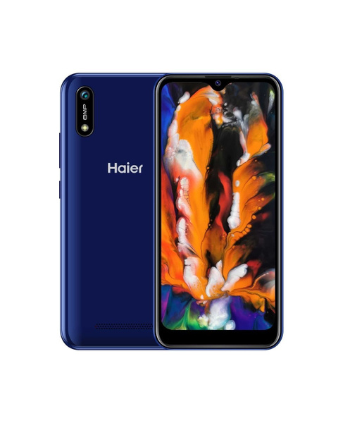 Смартфон Haier I4 16Gb 2Gb синий моноблок 3G 2Sim 6.1" 600x1280 Android ...
