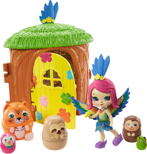 Кукла Mattel Enchantimals Домик-сюрприз Пикки Какаду, GTM49 - купить с ...
