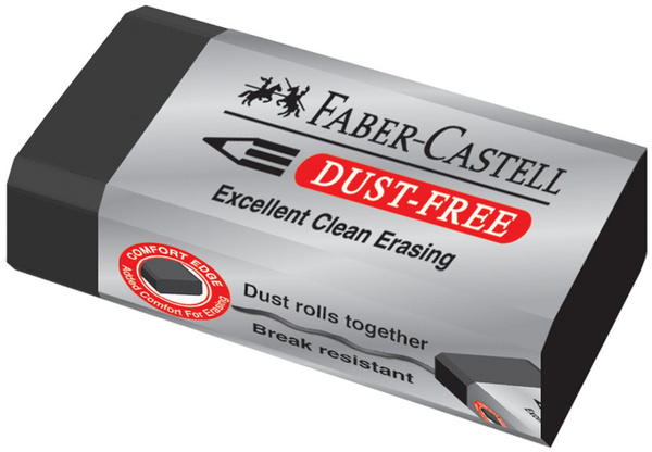 Ластик Faber-Castell Dust-Free цвет черный - купить с доставкой по ...