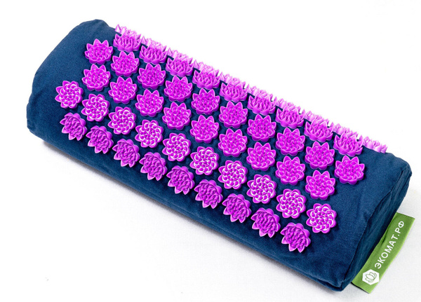 Характеристики Массажная подушка-валик Экомат игольчатая ...