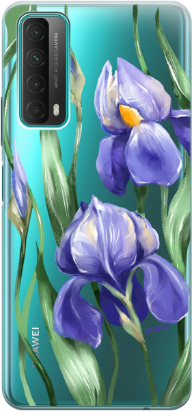 Cиликоновый чехол на Huawei P Smart (2021) / Хуавей П Смарт (2021) с 3D ...