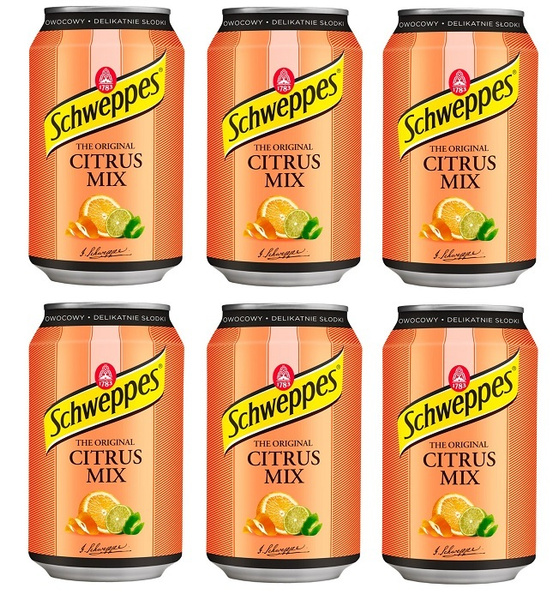Газированный напиток Schweppes Citrus Mix / Лимонад Швепс Цитрус микс ...