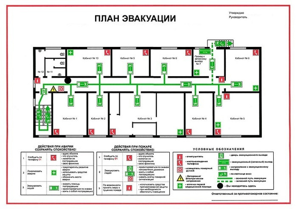 План схема эвакуации - Фрилансер Aleksei Saveliev AlekseiLV - Портфолио - Работа