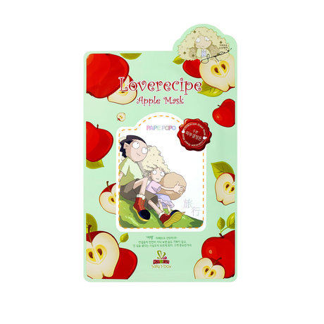 SALLY'S BOX Маска тканевая для лица с яблоком Loverecipe Apple Mask, 20 ...