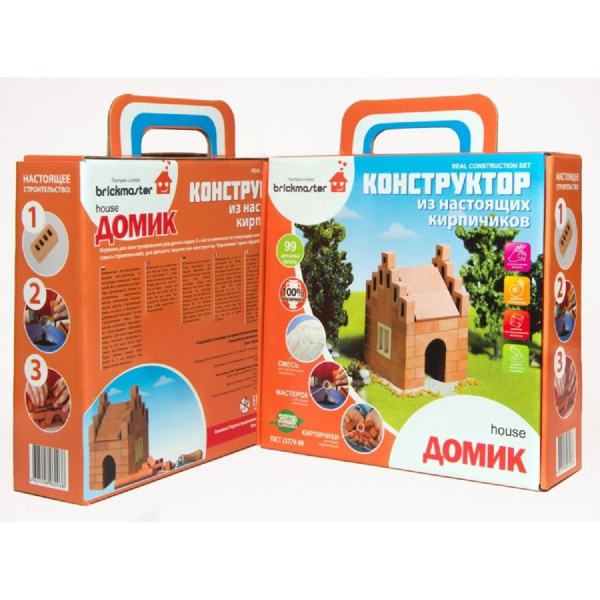 Конструктор Построй и играй! Briсkmaster "ДОМИК" из настоящих ...