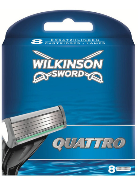 Schick Quattro / Сменные кассеты для бритвы Quattro , 8 шт. - купить с ...