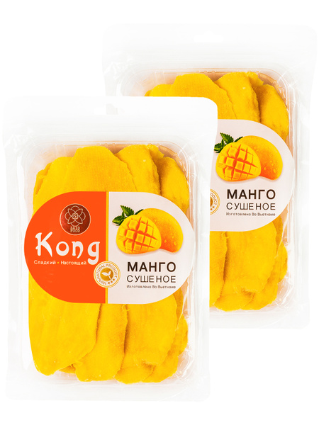 Манго сушеное 1 кг, Kong PREMIUM, полезный продукт и экзотический ...
