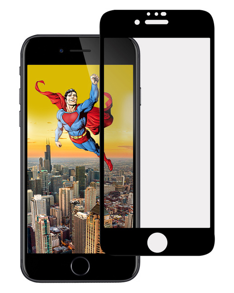 Защитное стекло 20D для iPhone 6 / 6s (черный) / на Айфон 6 / 6с ...