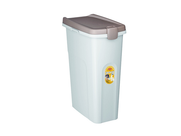 Stefanplast контейнер для корма, белый со светло-коричневой крышкой, 25 ...