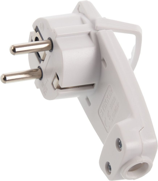 Вилка электрическая с заземлением / Вилка электрическая угловая с ...