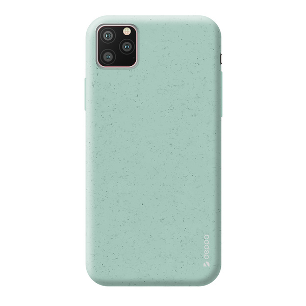Чехол на айфон 11 / iPhone 11 Pro, зеленый, черный, Deppa Eco Case ...