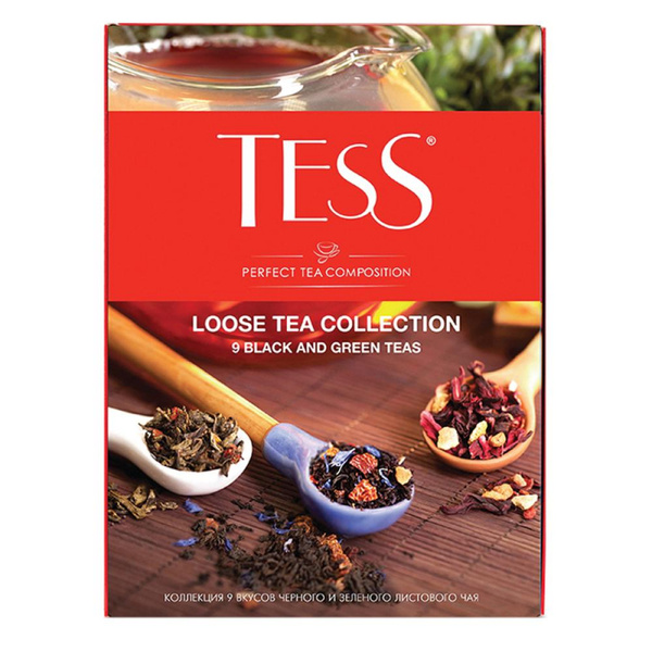 Чай Tess коллекция превосходного чая 9 видов листовой, 350г 1183-12 ...