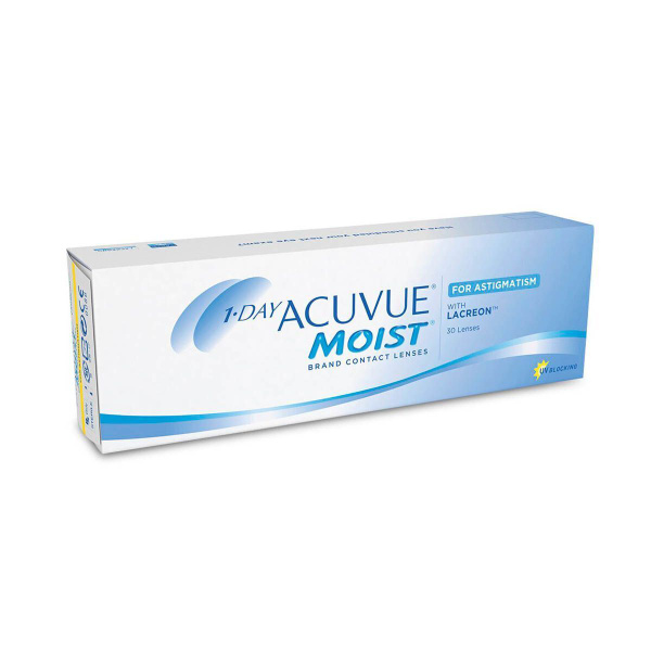 ACUVUE 1-Day Moist for Astigmatism (30 линз) BC 8,5 SPH -3.75 CYL -1,75 ...