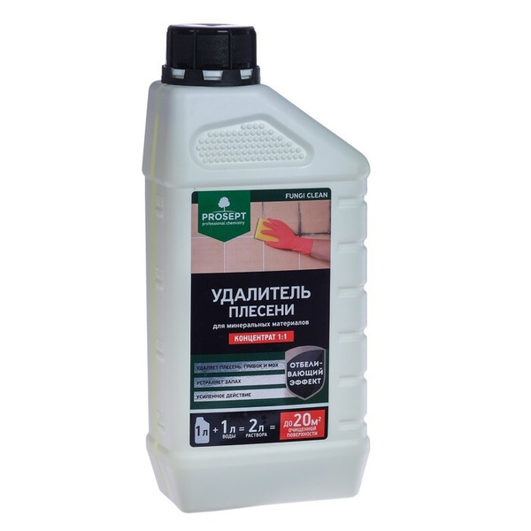 Удалитель плесени Prosept Fungi Clean. Концентрат, 1л - купить с ...