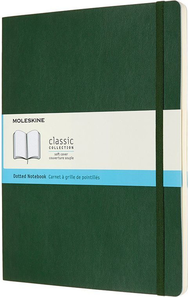 Блокнот в точку Moleskine Classic Soft, А4, сшитый, полиуретан, 96 л ...