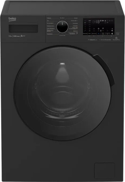 Стиральная машина Beko WSPE7H616_00-00004342, черный - купить по ...