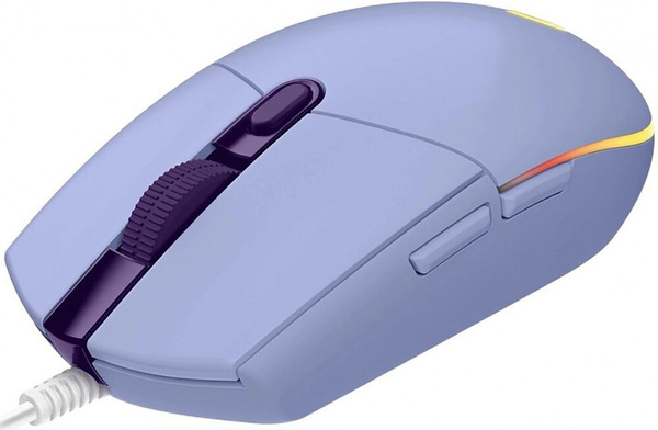 Игровая мышь проводная Logitech G G103 910-005854, сиреневый - купить ...