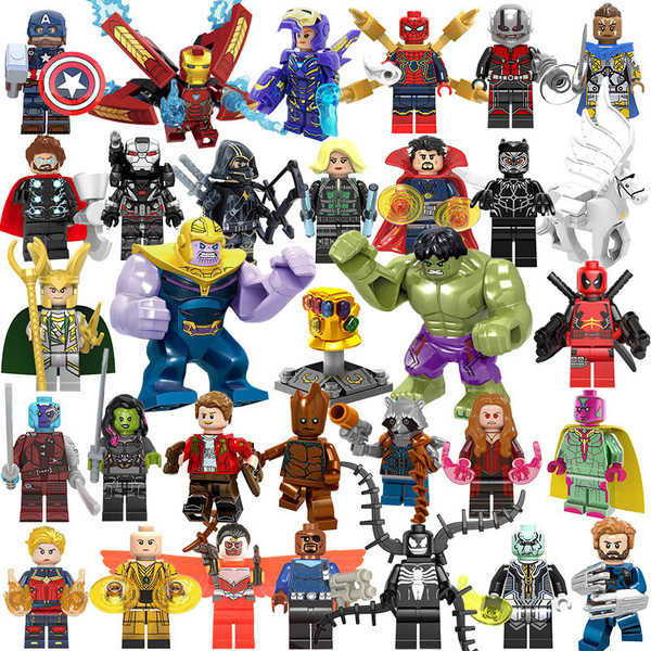 Фигурки Марвел набор минифигурок Супергерои DC (совместимы с лего) 32 ...