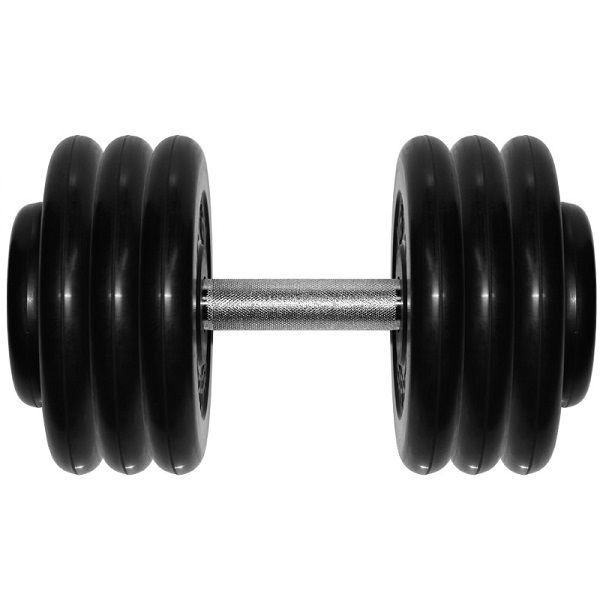 Гантели Mb Barbell гантель профи, 1 шт. по 33.5 кг, черный - купить по ...