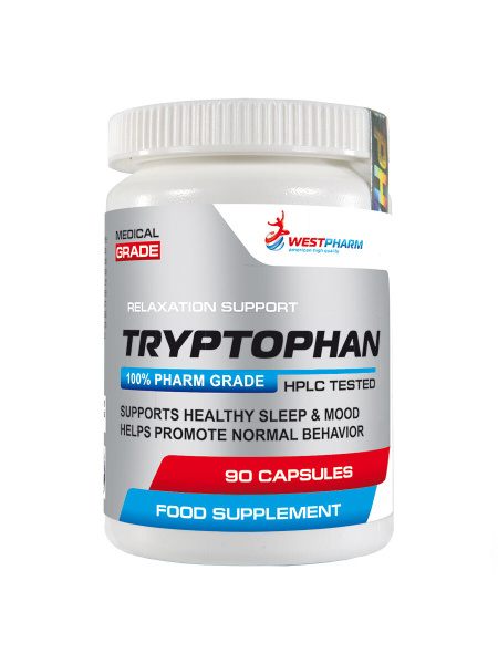 WestPharm Tryptophan / Триптофан / Л-Триптофан / Аминокислота / 90 ...