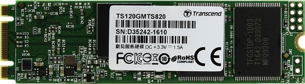 120 ГБ Внутренний SSD-диск Transcend MTS820 TS240GMTS820 (TS120GMTS820S ...