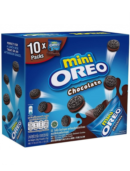 Печенье Oreo Mini Chocolate / Орео Мини с шоколадным кремом 20,4 гр х ...