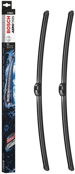 Комплект бескаркасных щеток стеклоочистителя Bosch 3397009034 ...