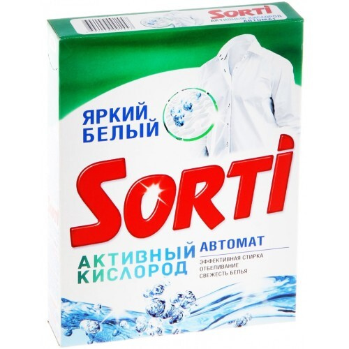 Стиральный порошок автомат Sorti Активный кислород, 350 г - купить с ...